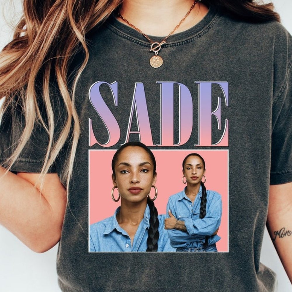 Sade Retro Vintage, Sade Shirt, Sade Adu Shirt, Sade Tour Crewneck Tshirt, Sade